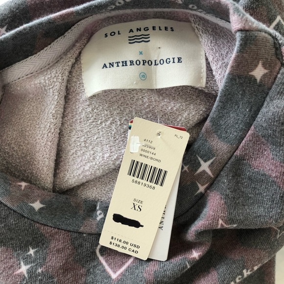 Sol Angeles Good Vibe Pullover Anthropologie NWT - Picture 8 of 9